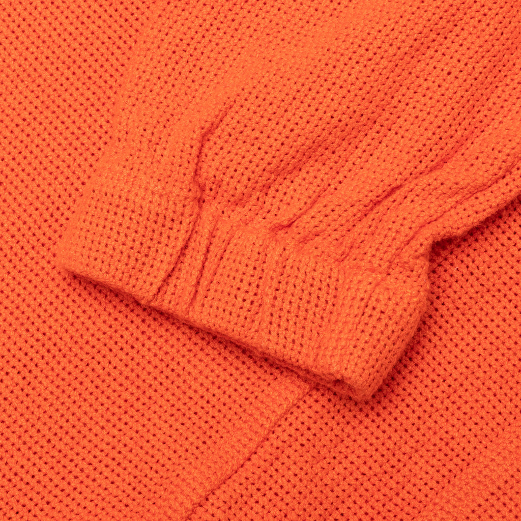 Work Jacket Cotton Mesh Red Orange