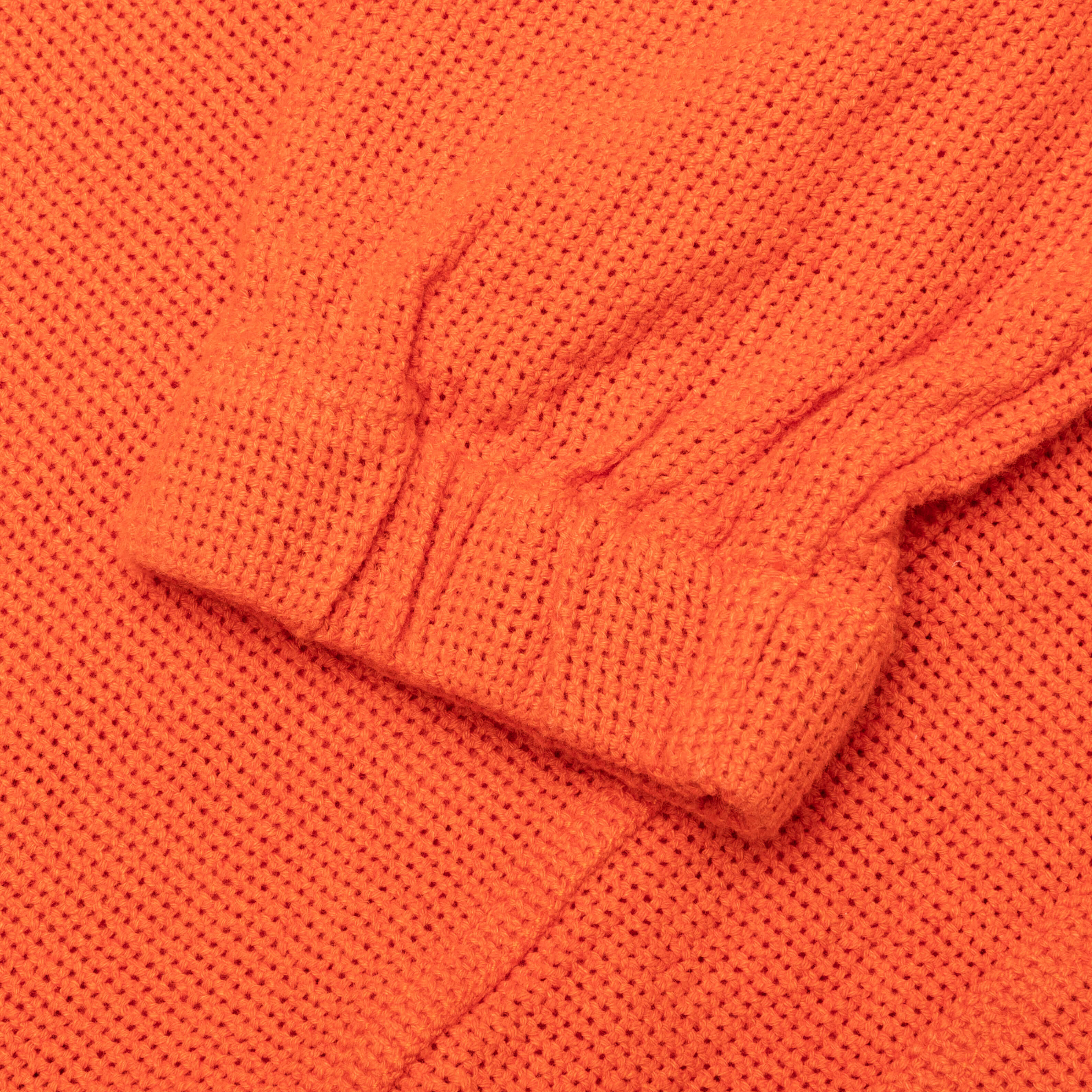 Work Jacket Cotton Mesh Red Orange