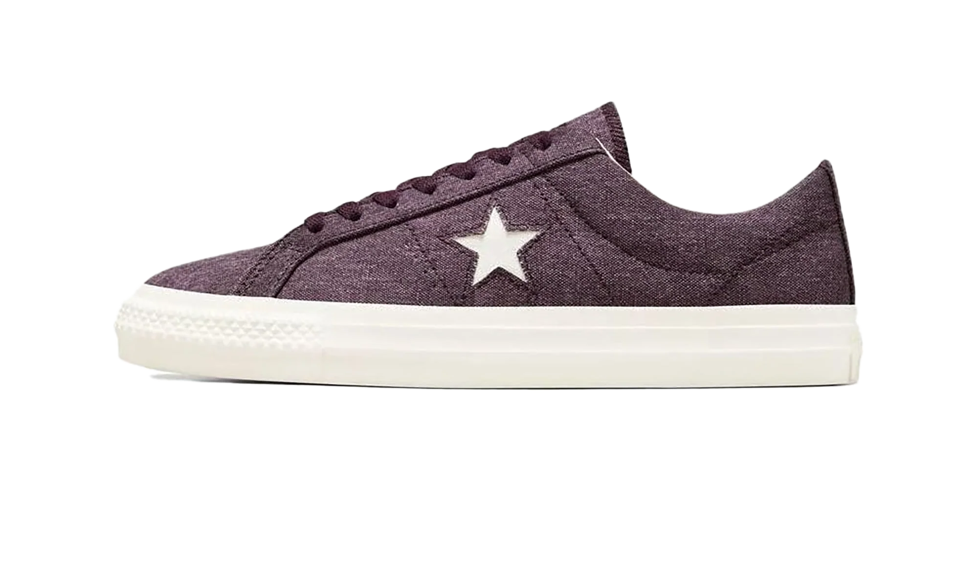 One Star Pro Low "Washed Canvas - Black Cherry" A07321C