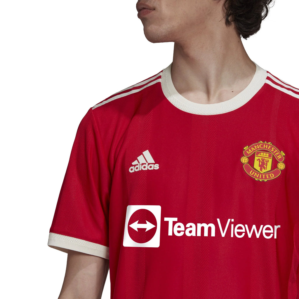 adidas Mens Manchester United Home Authentic Jersey 21