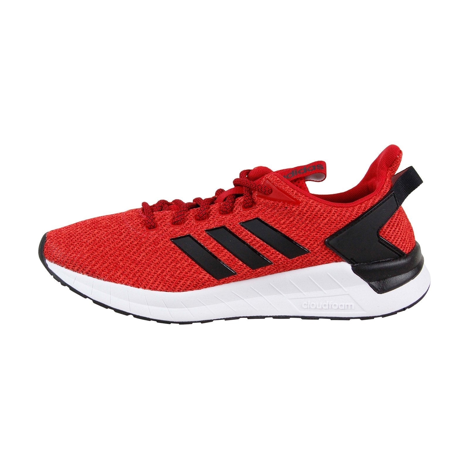Questar Ride B44808 Mens Red Mesh Lace Up Athletic Running Shoes