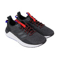 Questar Ride B44809 Mens Gray Canvas Lace Up Athletic Running Shoes