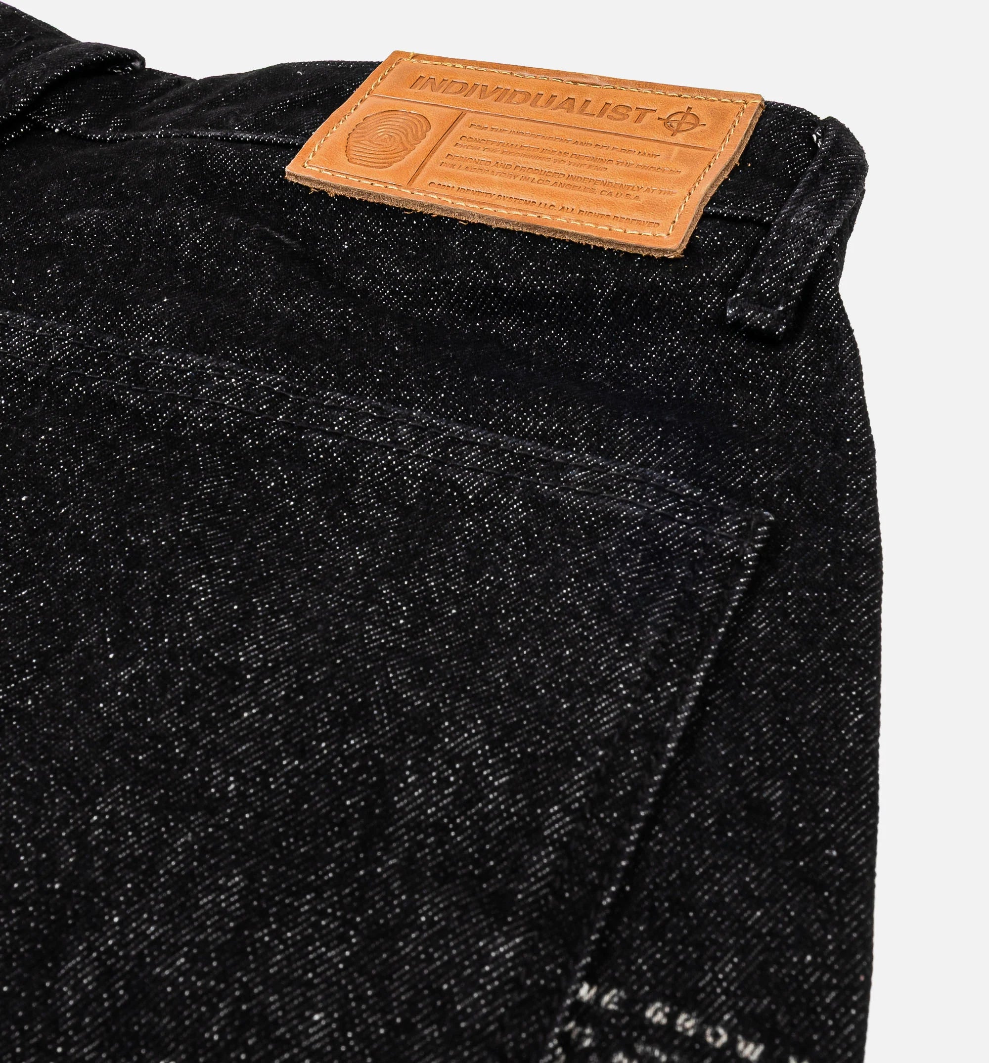 Picasso Denim Mens Shorts Black
