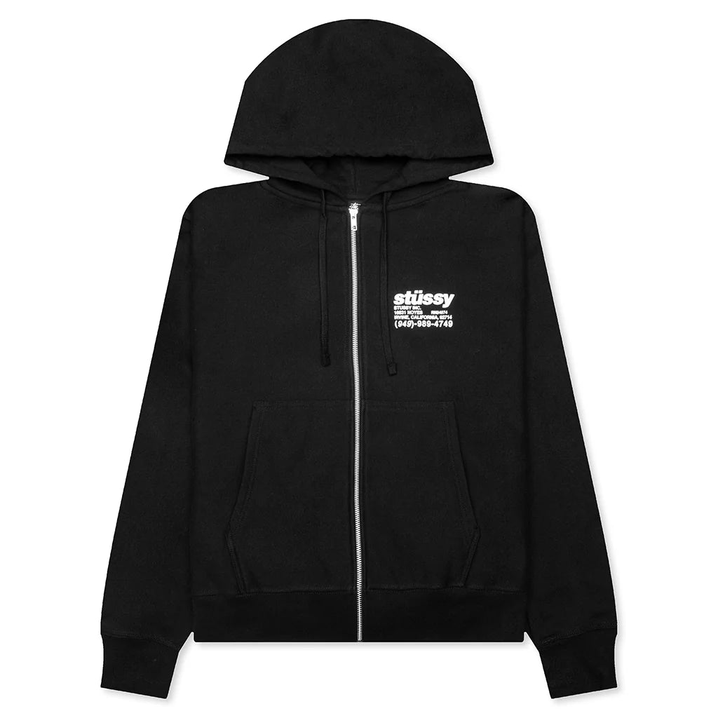 DNA Zip Hoodie Black