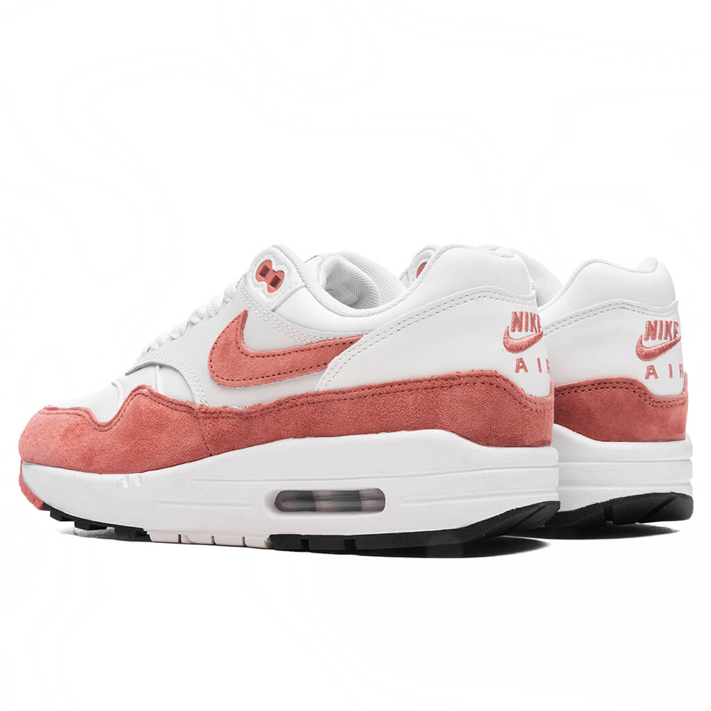 Womens Air Max 1 87 White Canyon Pink Summit White Black