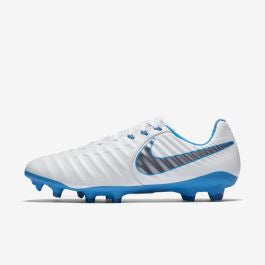 Nike Legend 7 Pro FG Mens Soccer Cleats White Grey Blue