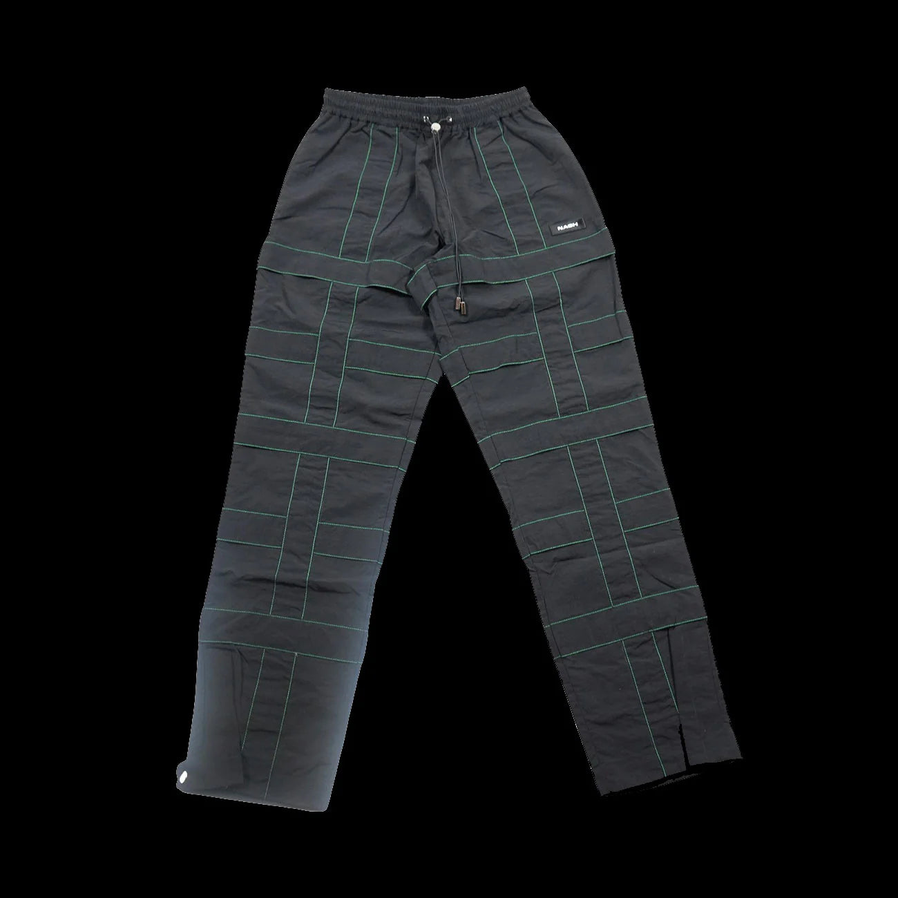 Nash Bondage Pant Black Kelly Green
