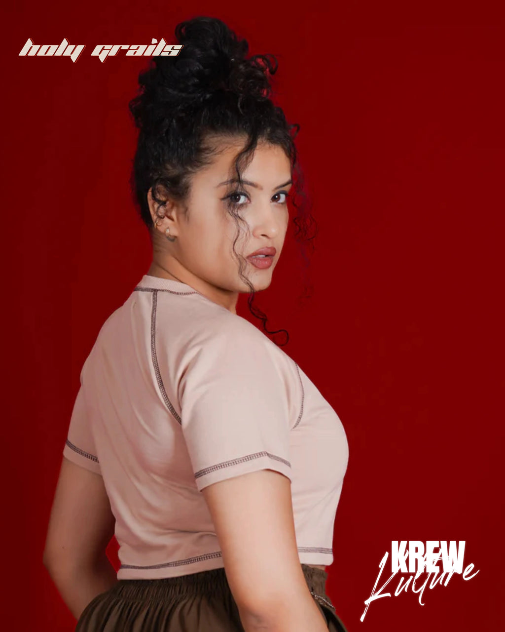 The Brown Stitch Crop Top HG x Krewe Kulturr