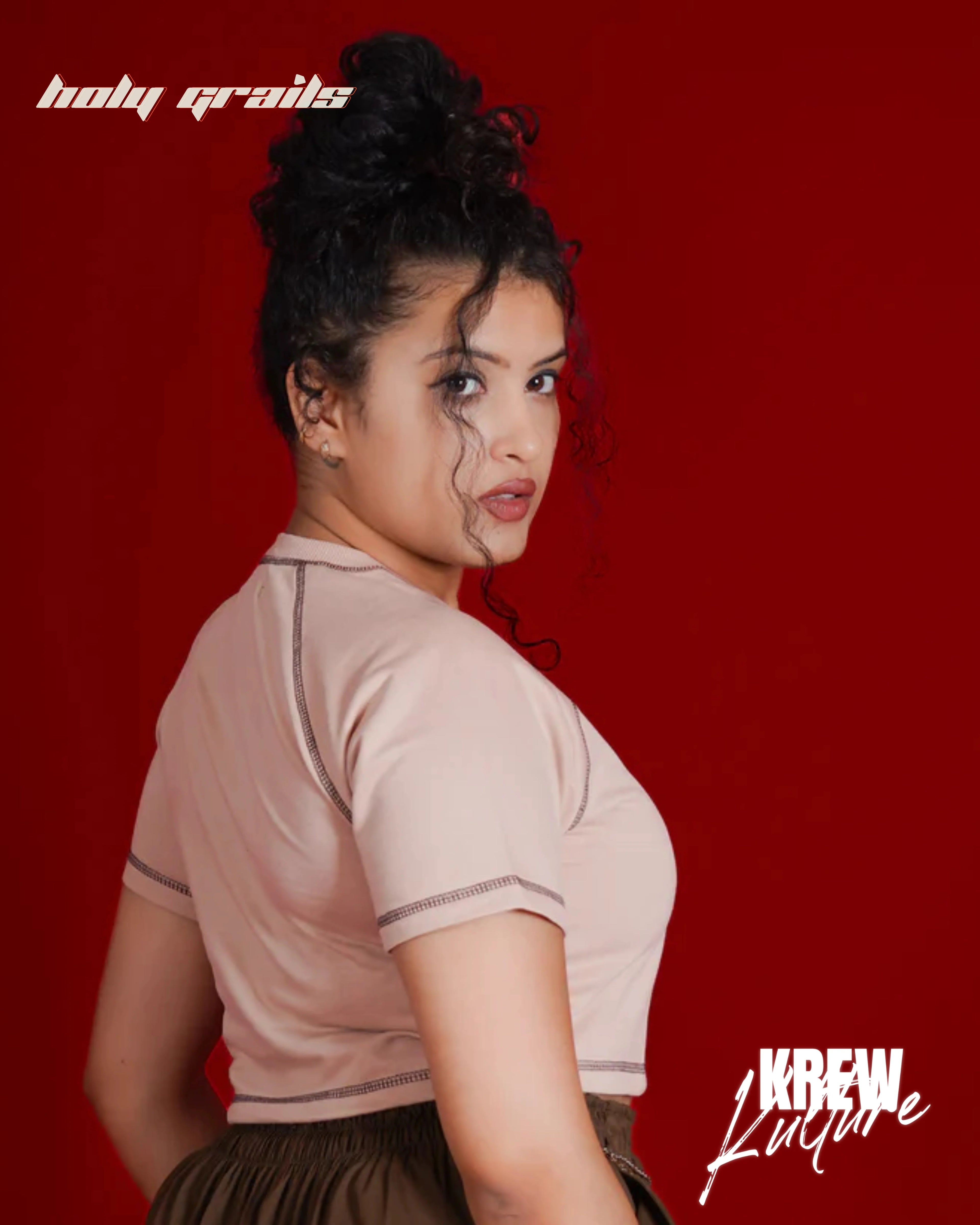 The Brown Stitch Crop Top HG x Krewe Kulturr