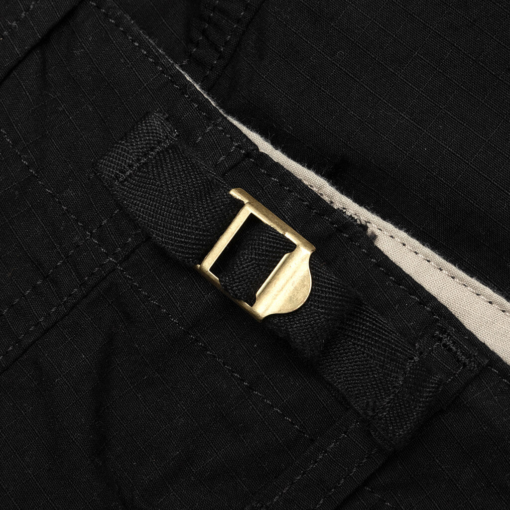 Aviation Pant Black Rinsed
