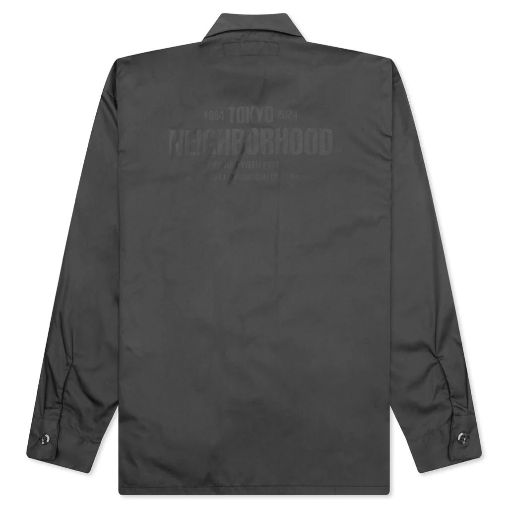 Classic Work Shirt L S Charcoal