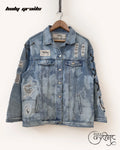 Sheep In Wolf Blue Denim Jacket HG x Just A Karigar