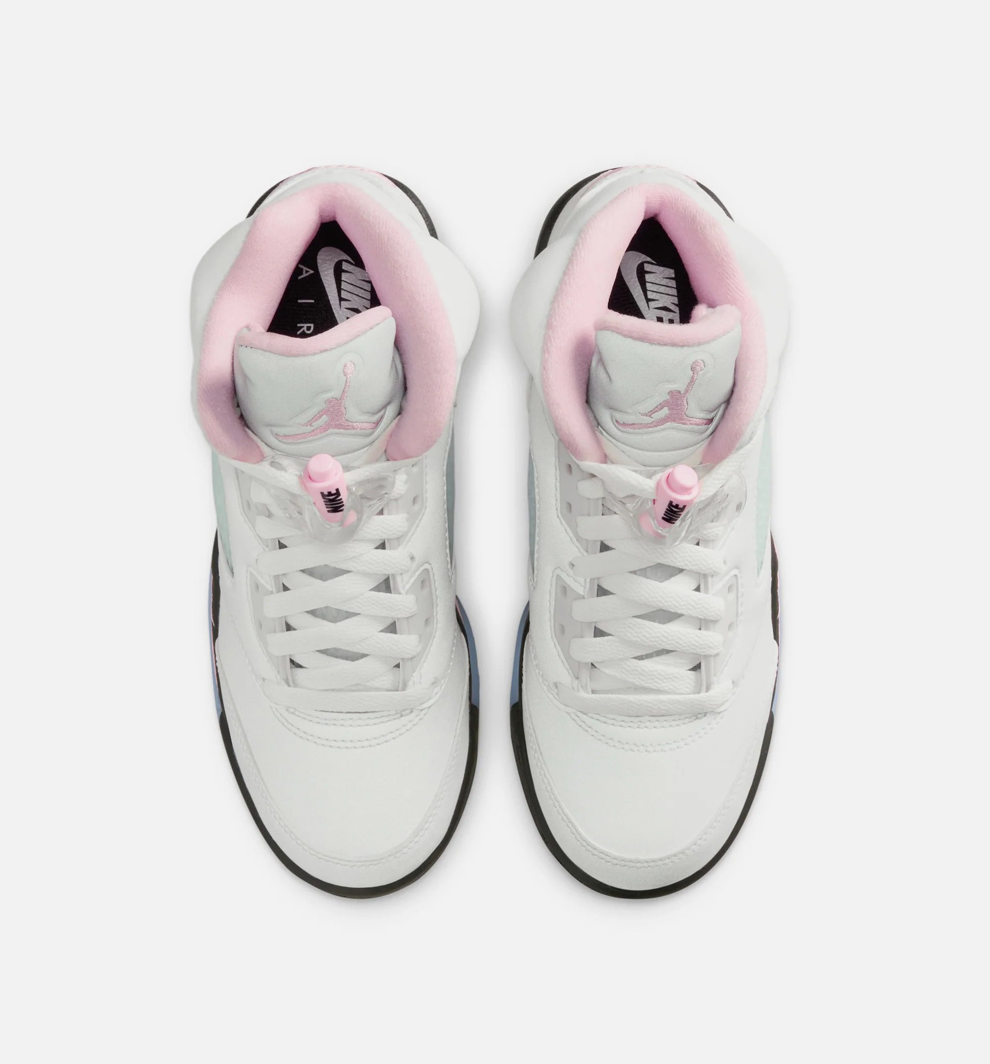 Air Jordan 5 Retro Medium Soft Pink Grade School Lifestyle Shoe White Medium Soft Pink Black Free Shipping
