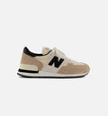 Made in Usa 990v1 Mens Running Shoe Beige Black