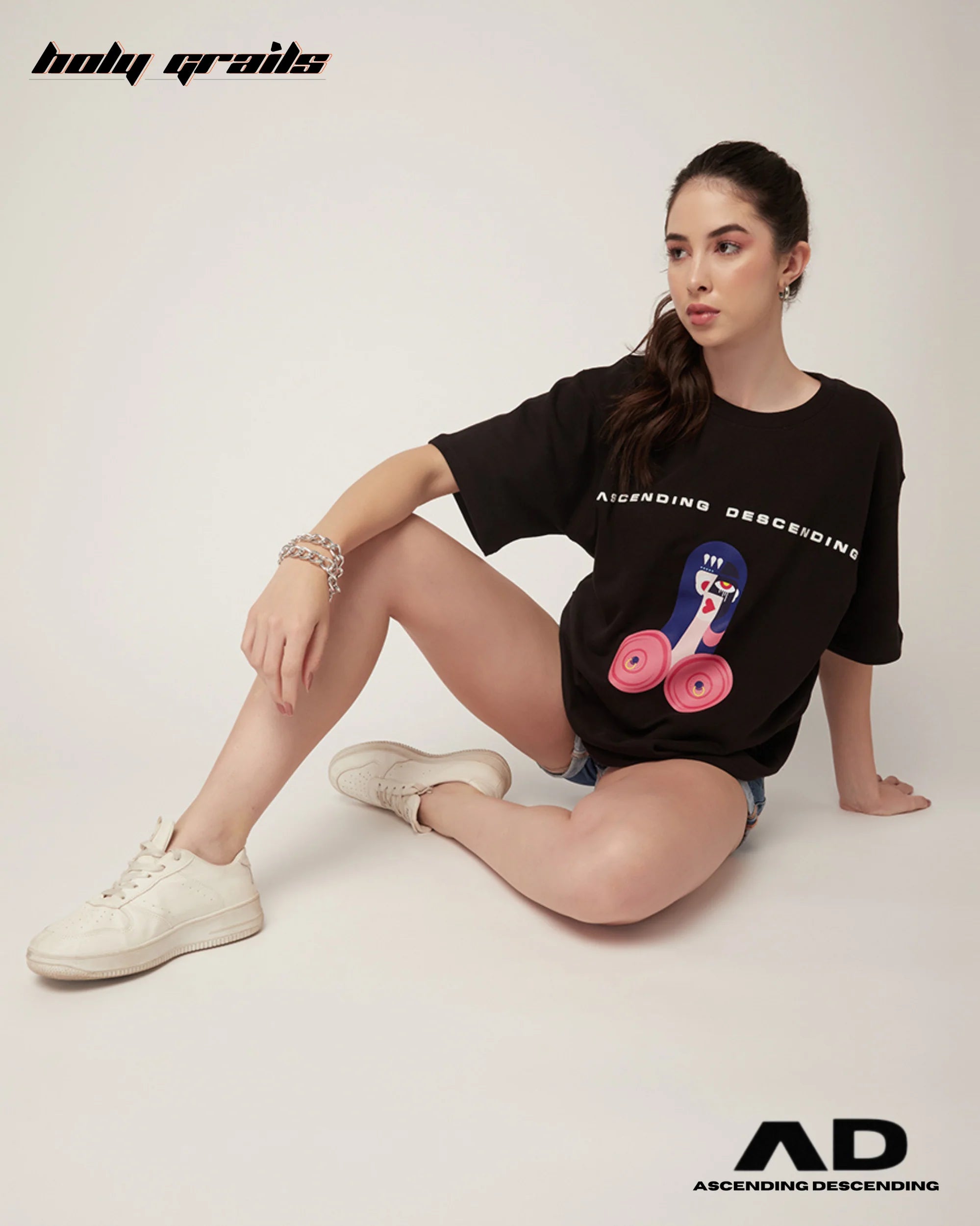 Not Your Regular Vanilla Black T Shirt HG x Ascending Descending