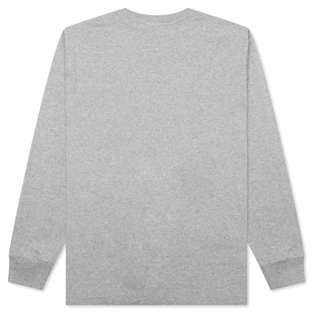 1st Camo College Long Sleeve Tee Grey Green