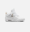 Air Jordan 4 Retro Net Triple White Womens Lifestyle Shoe White