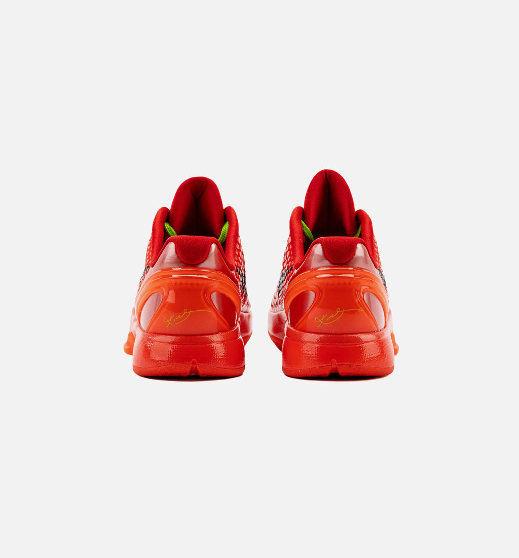 Kobe VI Protro Reverse Grade School Basketball Shoe Bright Crimson Black Electric Green Limit One Per Customer