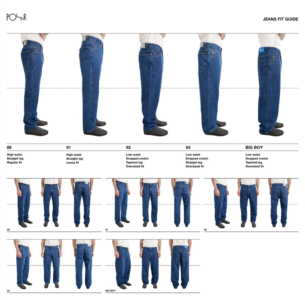 Polar Skate Co Big Boy Work Pants Indigo