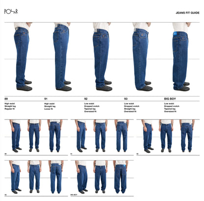 Polar Skate Co Big Boy Work Pants Indigo