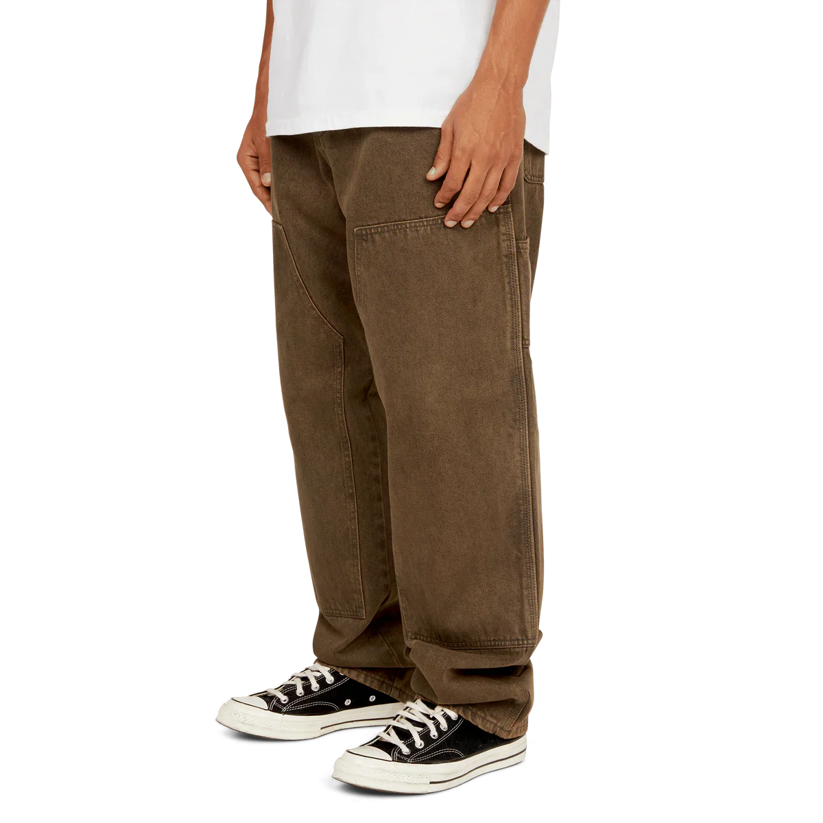 Huf Kinda Loose Double Knee Jeans Chocolate
