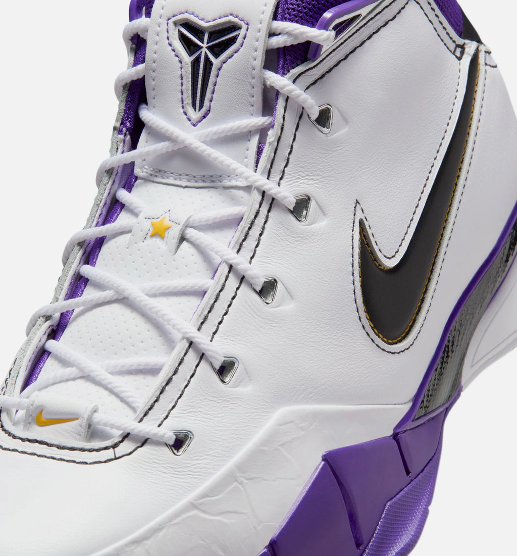 Kobe 1 Protro 81 Points Mens Basketball Shoe White Black Court Purple