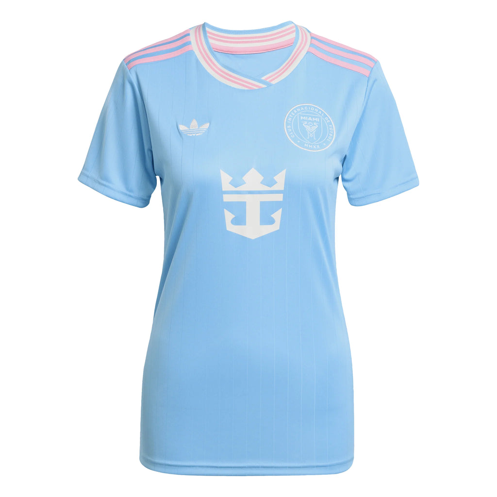 adidas Inter Miami CF Third Messi Womens Soccer Jersey 25 26 Blue