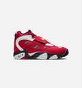 Air Diamond Turf II Prime Red Mens Basketball Shoe Fire Red White Black Metallic Gold