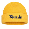 Kinetic Logo Cuff Beanie Yellow Black