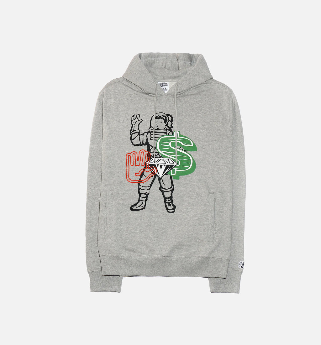 BB Icon Hoodie Mens Hoodie Gray