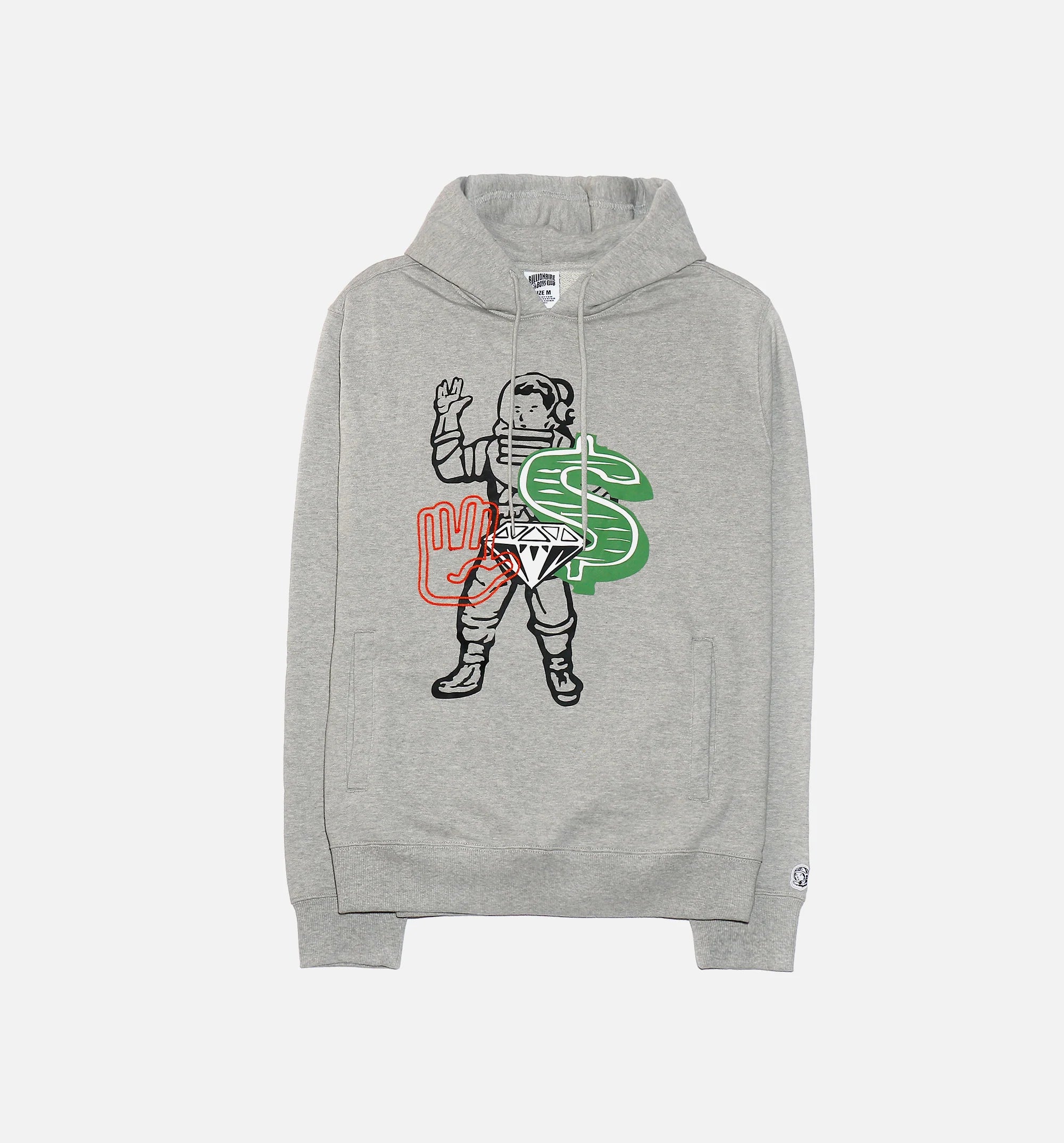 BB Icon Hoodie Mens Hoodie Gray