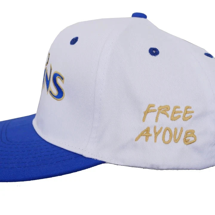 WINS Free Ayoub Cap White Royal