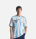 Argentina Home 2006 Messi Mens Jersey White
