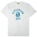 ABC Camo College Tee White Blue