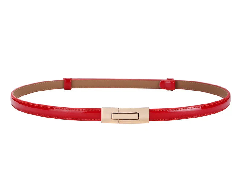 Cinto de Couro Ajustável Feminino Cortona