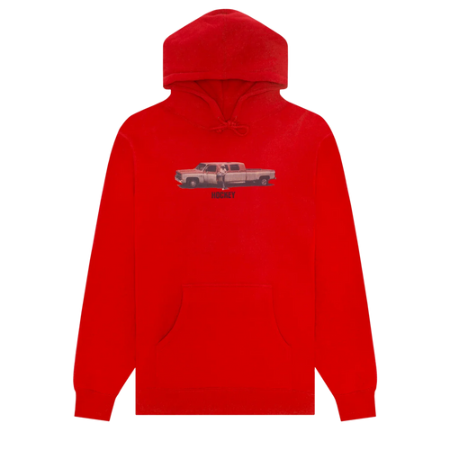 Hockey Truck The Long Way Hoodie Red