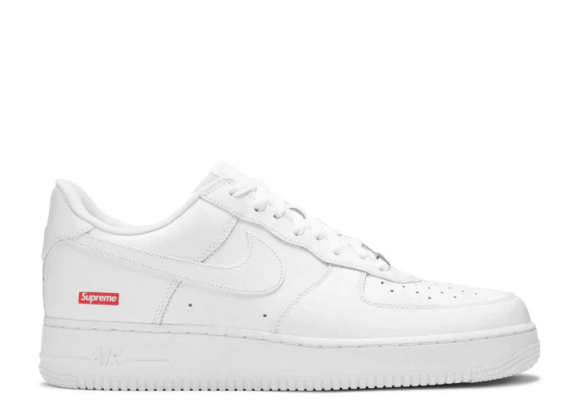 Nike Supreme x Air Force 1 Low Box Logo White