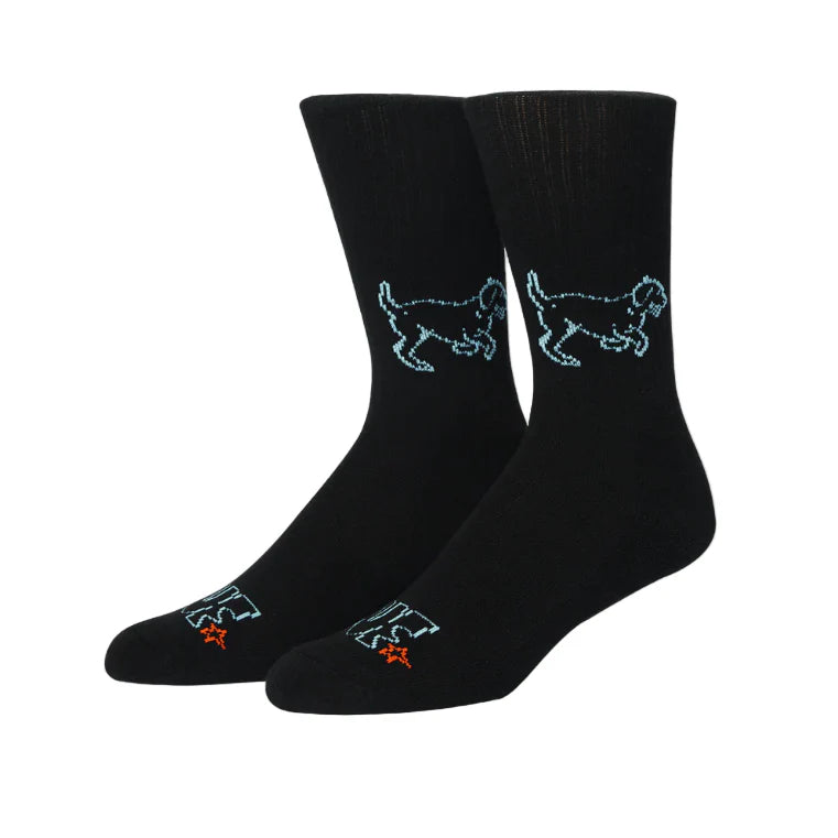 Huf Fetch Crew Sock Black