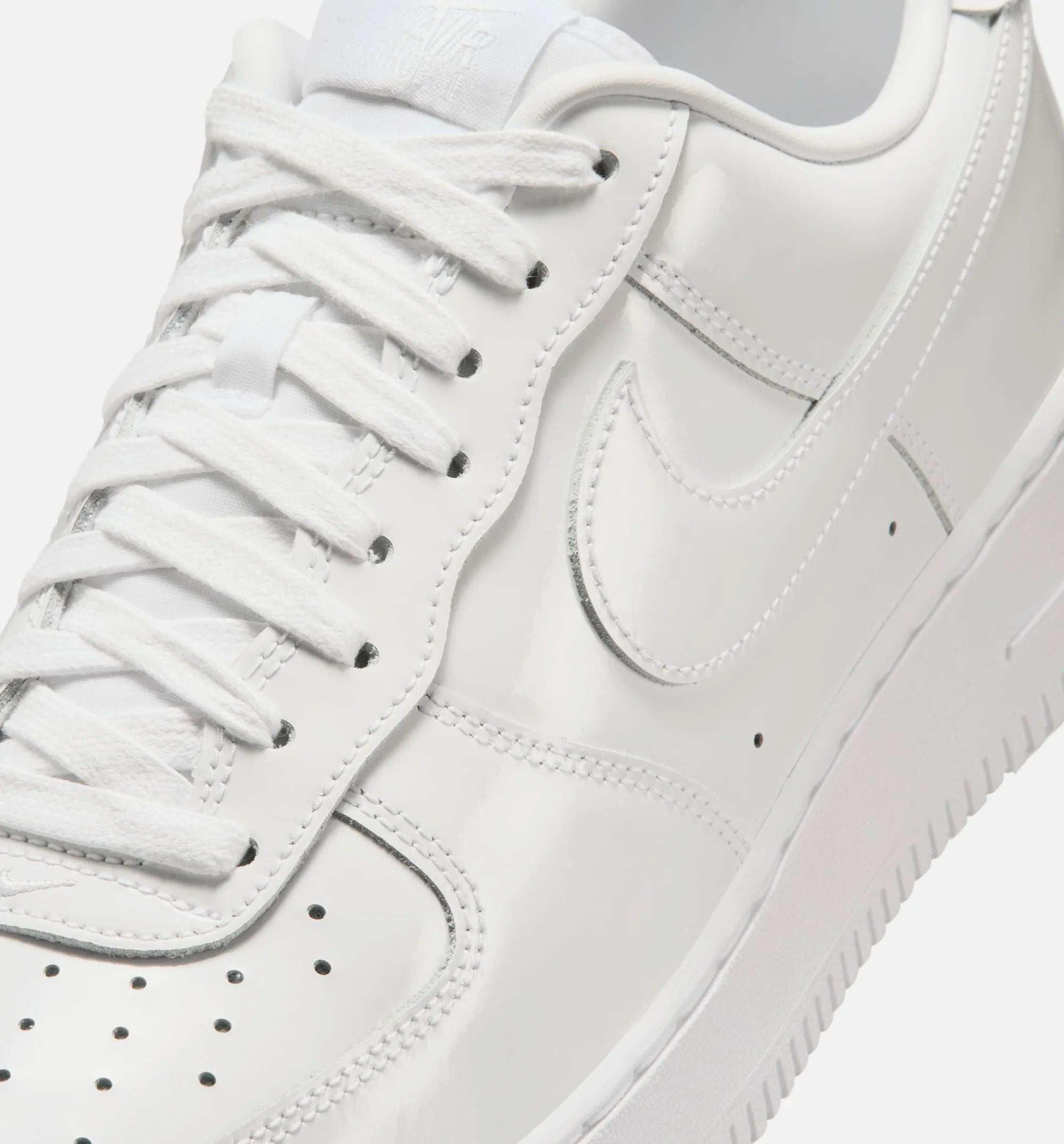 Air Force 1 07 Patent Leather Mens Lifestyle Shoe White
