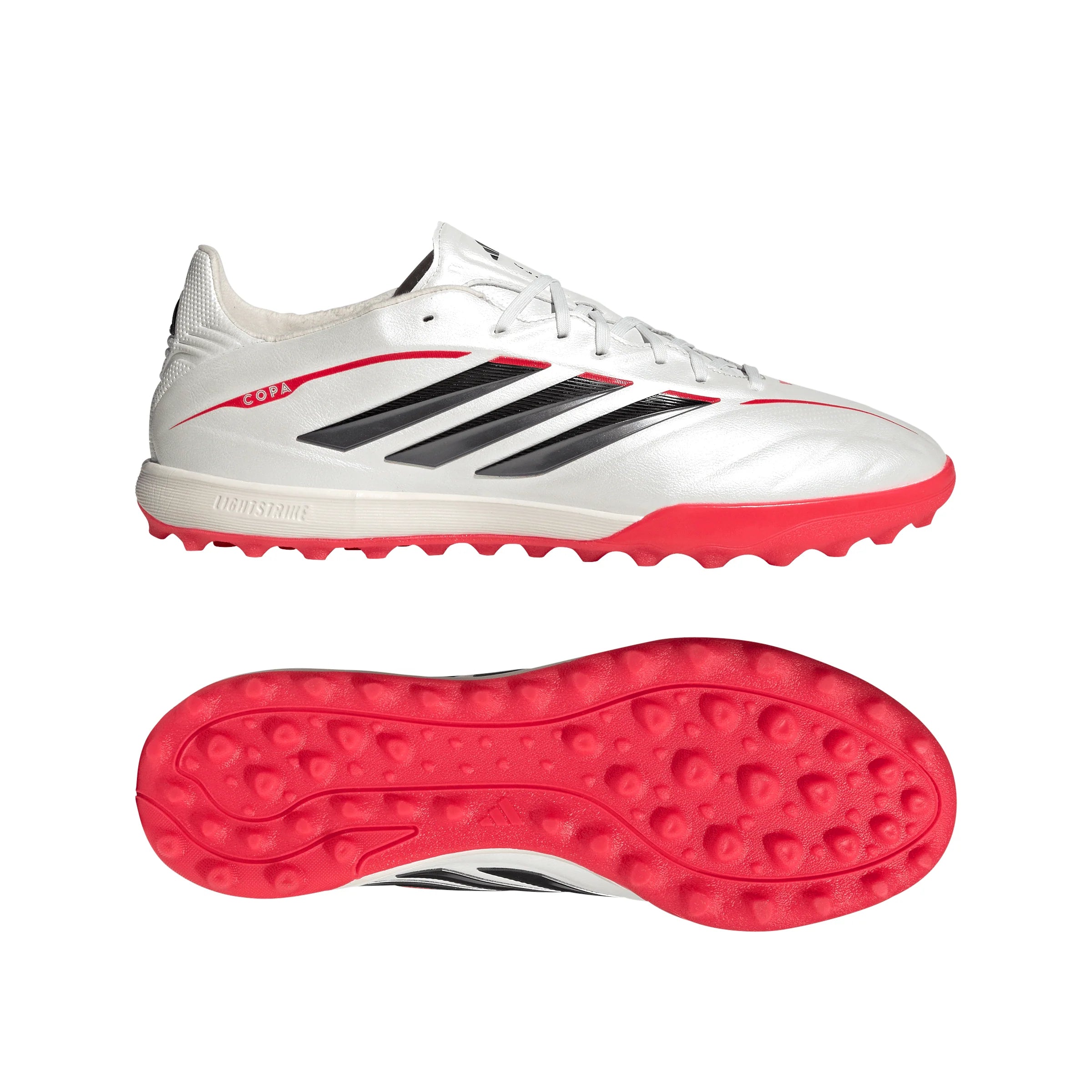 adidas Copa Pure IV Pro TF Turf Mens Soccer Cleats White Black Red