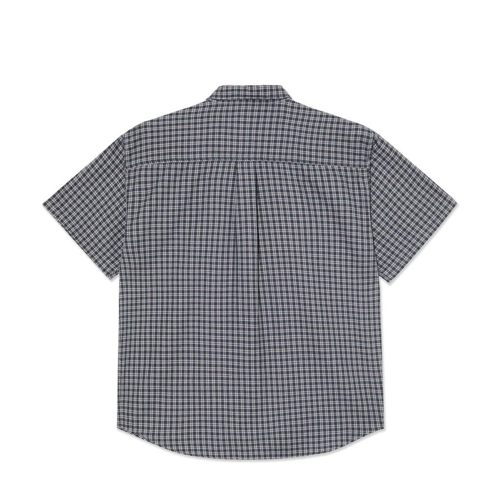 Polar Skate Co Mitchell Shirt Petrol Bordeaux