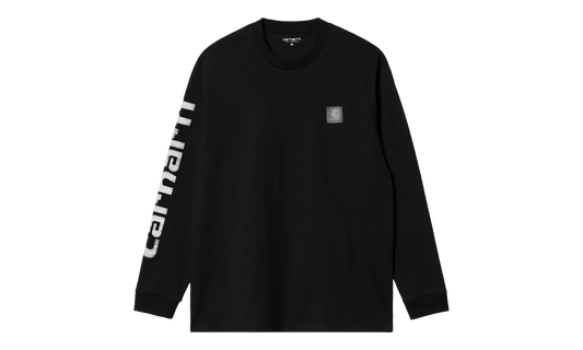 Long Sleeve Archive Script Tee "Black" I036002 89 XX