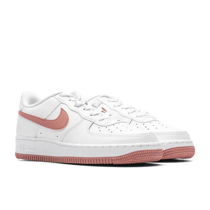 Air Force 1 (GS) - Summit White/Red Stardust/White