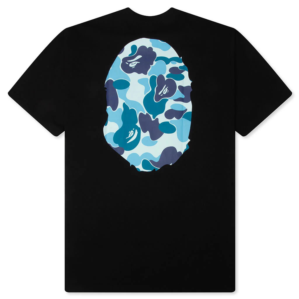 ABC Camo Big Ape Head Tee Black Blue