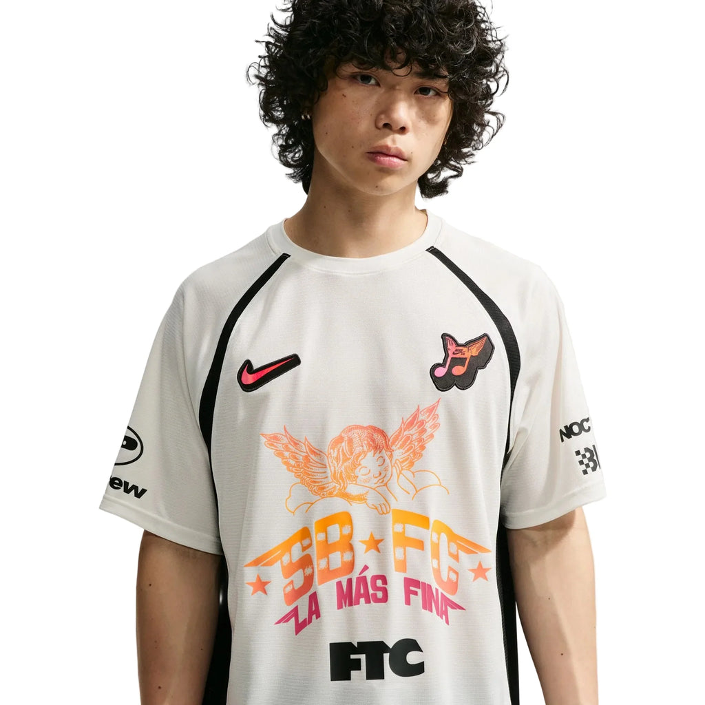 Nike SB Club 58 Skate Jersey Sail Black