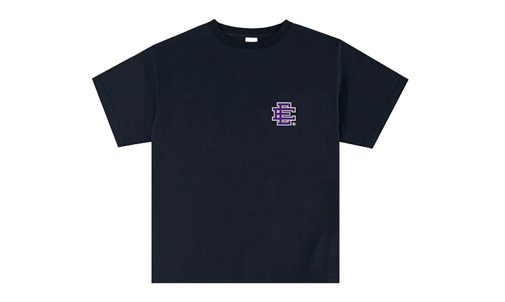 EE BASIC T-SHIRT "Navy/Purple/Yellow" EE584