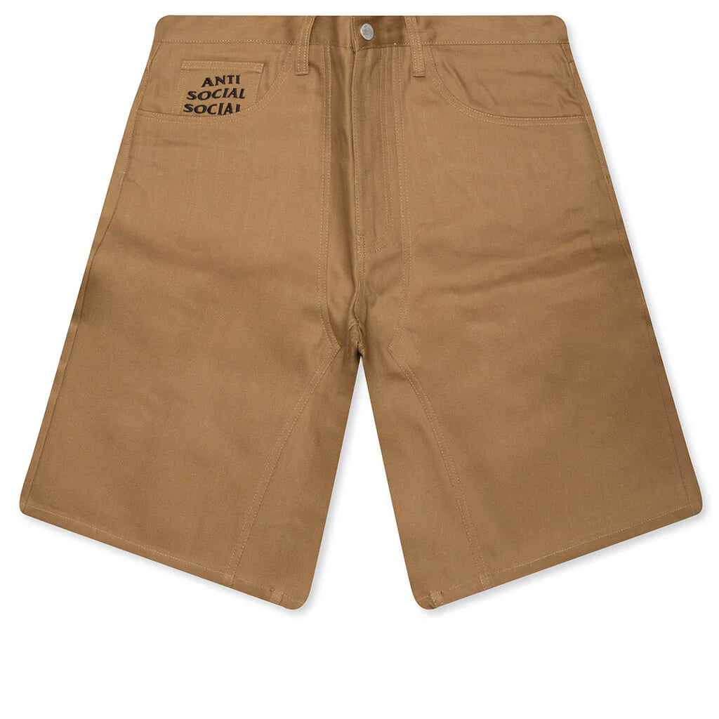 Chainstitch Carpenter Shorts Tan