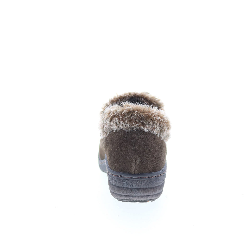Aetrex Chrissy BB332 Womens Brown Suede Slip On Loafer Flats Shoes