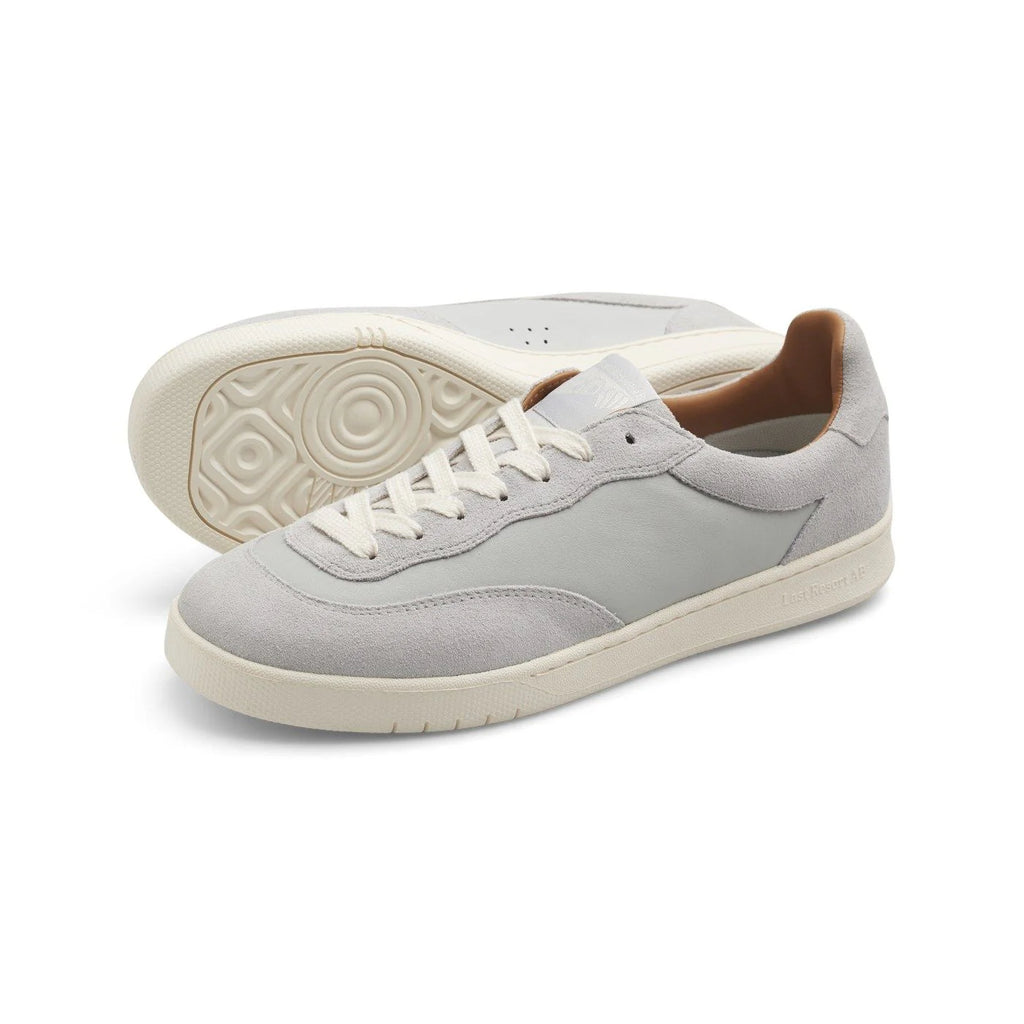 Last Resort AB CM001 Suede Leather Lo Light Grey White