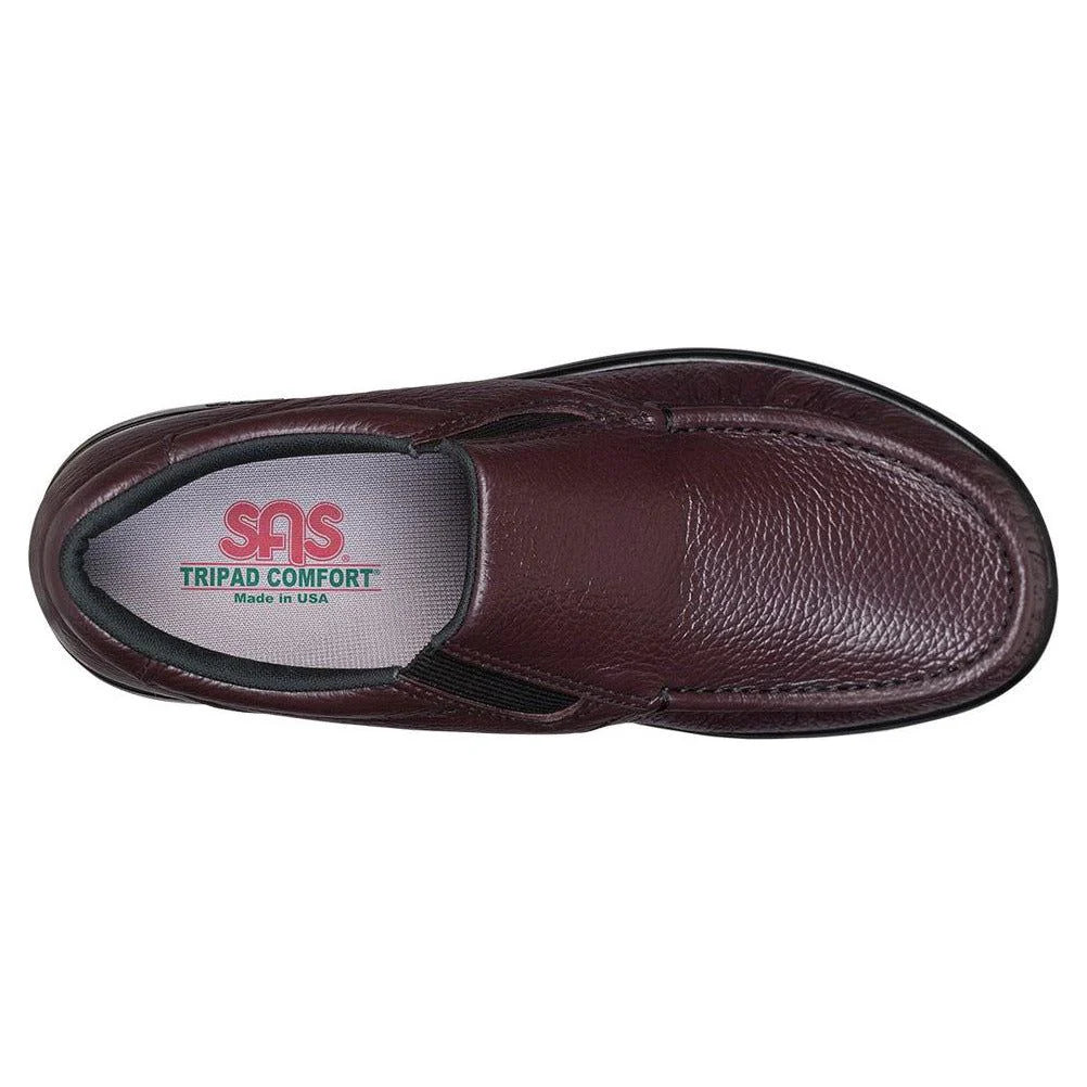 Men's Side Gore Slip On in Cordovan